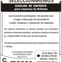 AUXILIAR DE DEPÓSITO